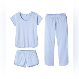 LAKE Pajamas Pima Bundle in Hydrangea